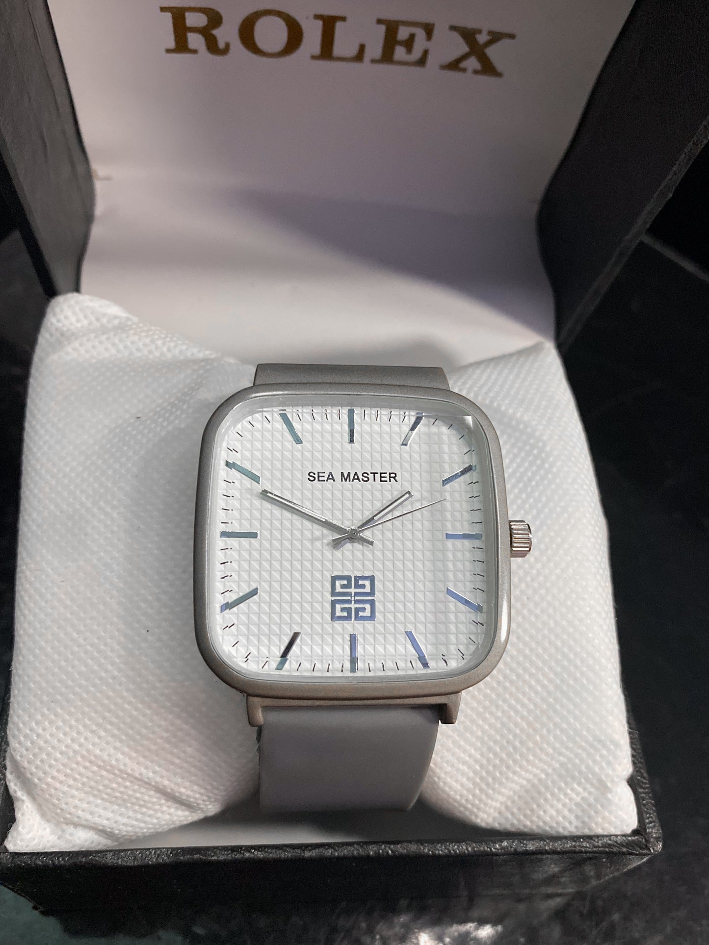 Grey & White Watch (Sea Master)
